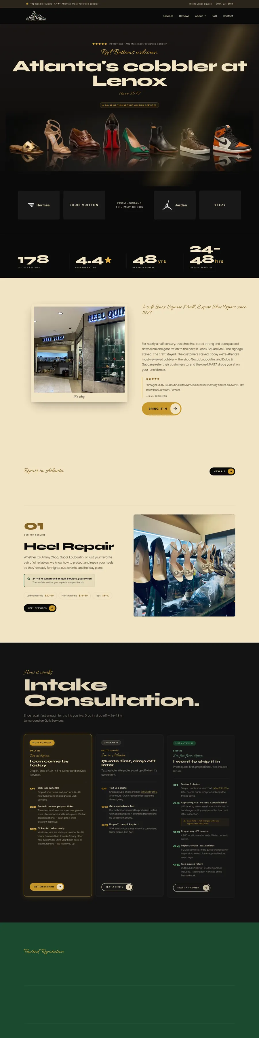 A real Aspire-built website shown on a laptop